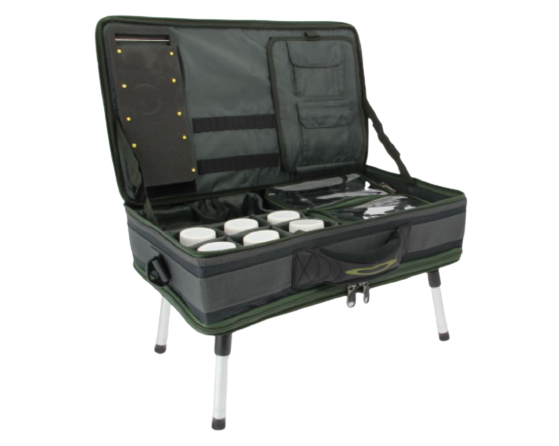 Bivvy Table System NGT Carryall Fishing Carp Glug Pots Tackle Box Rig Wallet - R FRANK OUTDOORS 