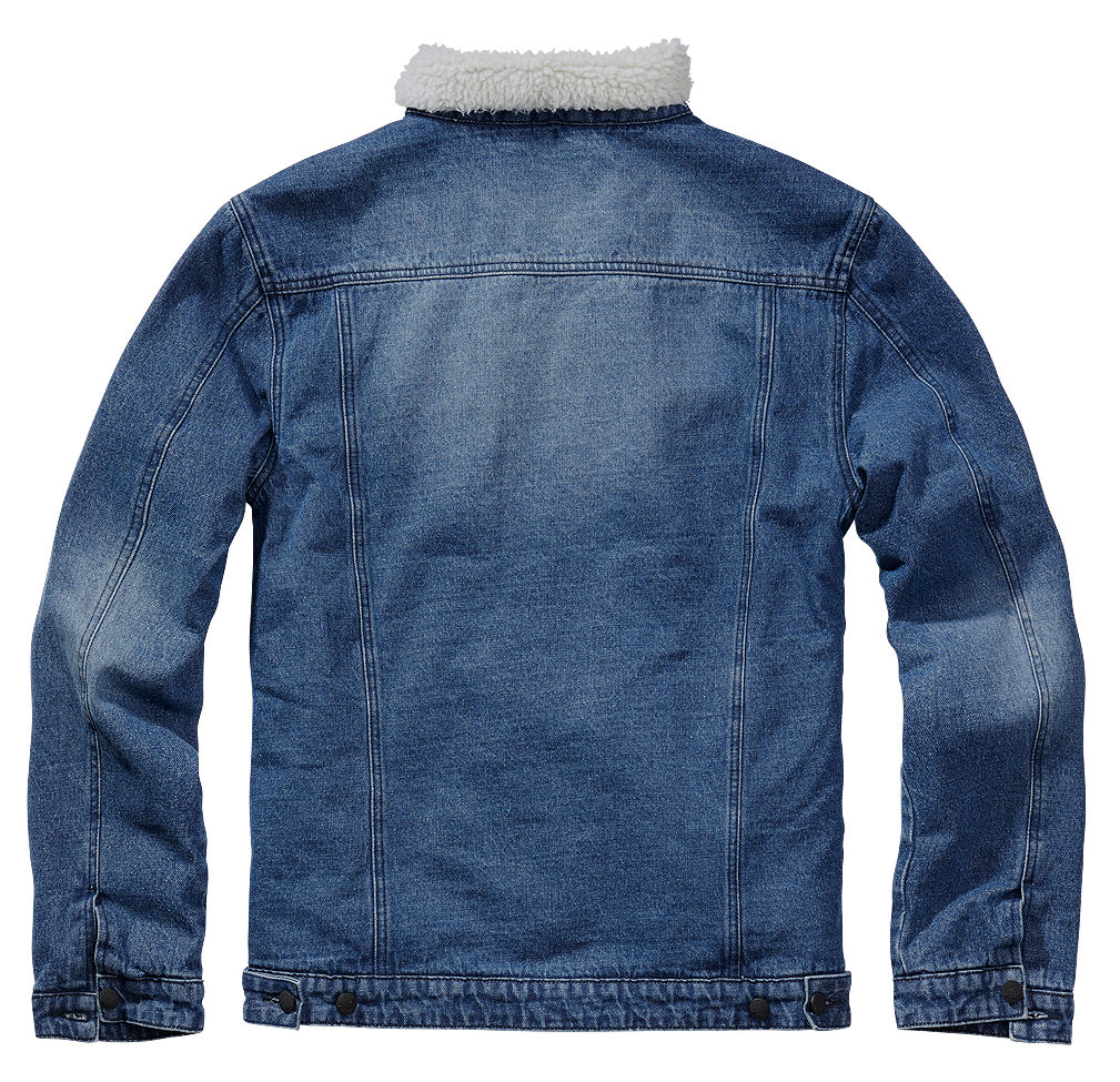 BRANDIT SHERPA DENIM JACKET BLUE/OFF WHITE - R FRANK OUTDOORS 