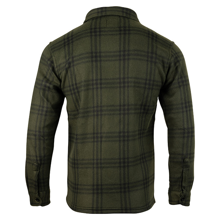 Polar Fleece Shirt Green Check - R FRANK OUTDOORS 