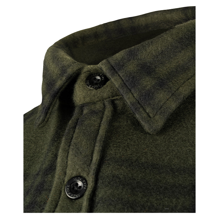 Polar Fleece Shirt Green Check - R FRANK OUTDOORS 