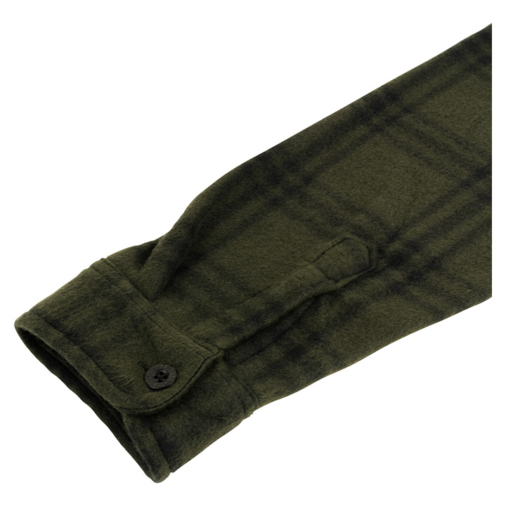 Polar Fleece Shirt Green Check - R FRANK OUTDOORS 