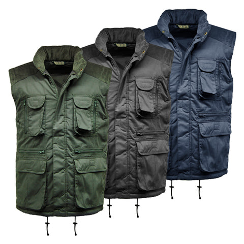 Multi Pocket Padded Gilet - R FRANK OUTDOORS 