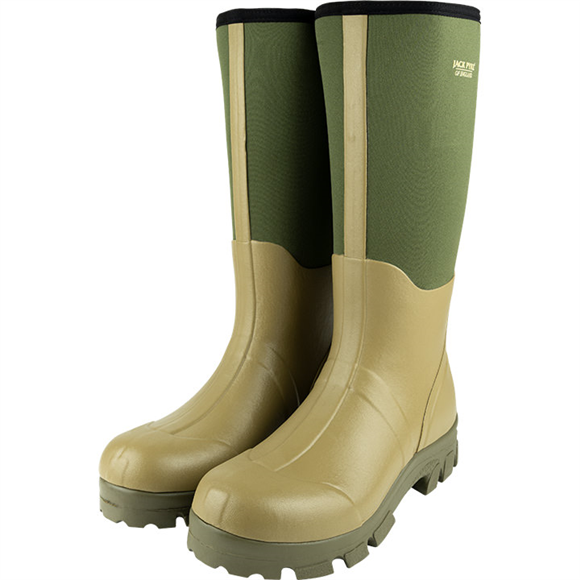 Ashcombe Neoprene Wellington Boot Green - R FRANK OUTDOORS 