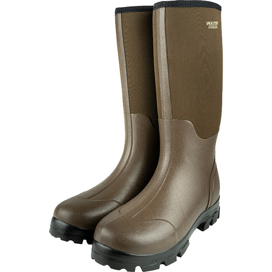 Ashcombe Neoprene Wellington Boot Brown - R FRANK OUTDOORS 